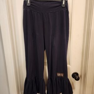Matilda Jane Midnight Blue Pants with Ruffle Detail